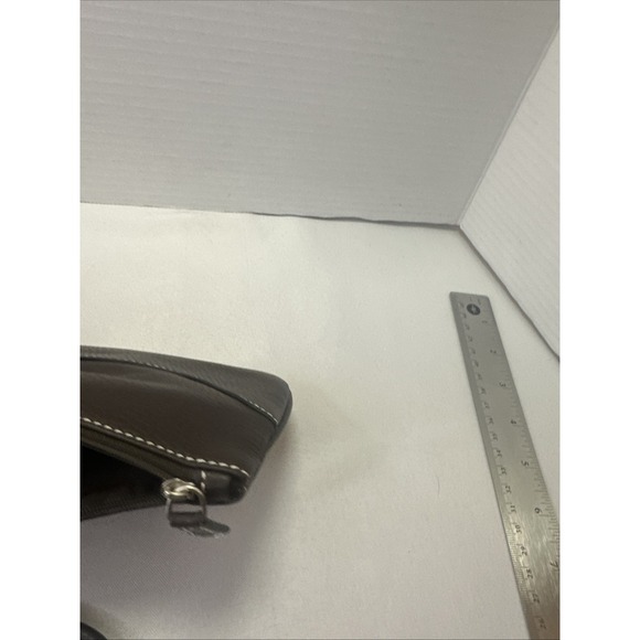 Wilson's Leather Purse ~ Wristlet ~ Wallet‎ Brown Silver Tone Metal - Picture 5 of 8